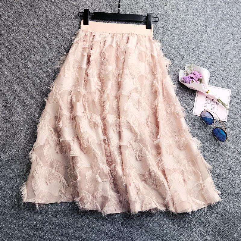Temperament Was Thin Long Skirt Half-length Skirt Women - melvincucci