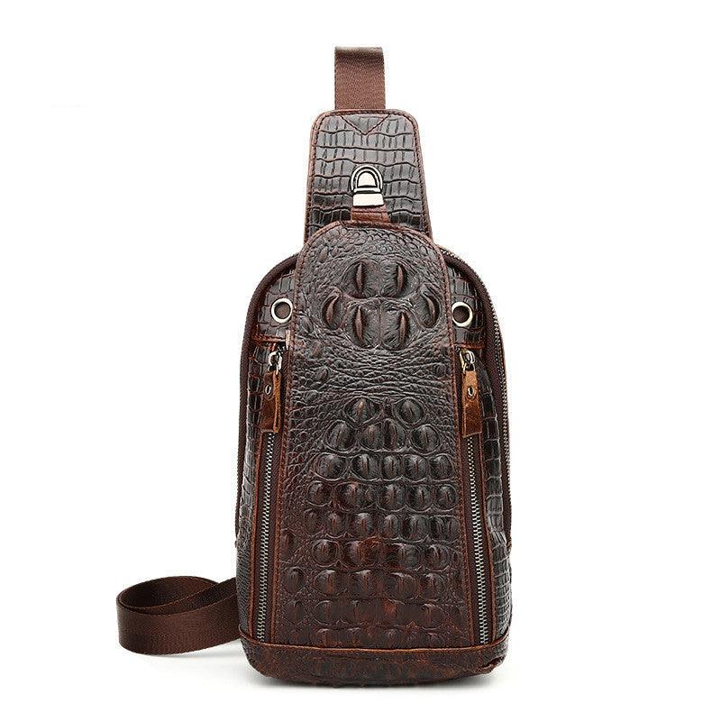 The first layer of leather  pattern men bag - melvincucci