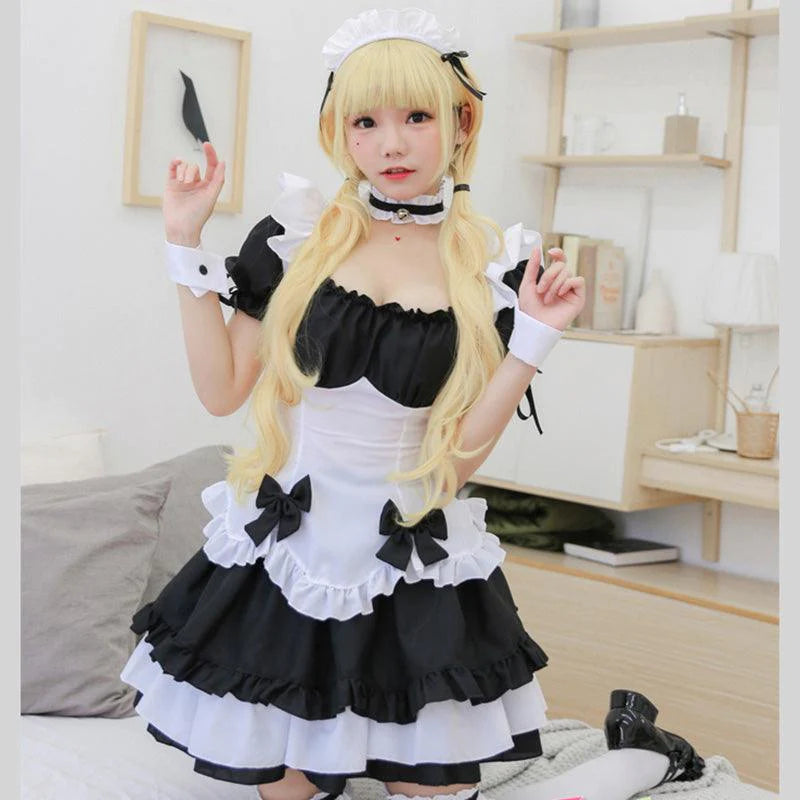The maid wears a Lolita princess dress - melvincucci