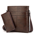 The new hung rock kangaroo leather casual male Bag Messenger Bag Shoulder Bag Messenger Bag men bag. - melvincucci