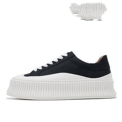 Thick Bottom Inside Increase Small White Shoe Female INS Tide - melvincucci