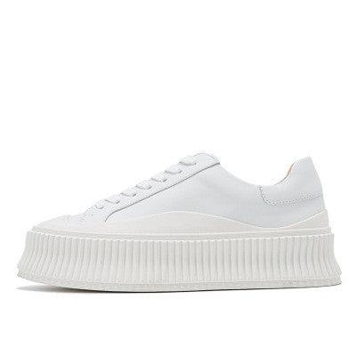 Thick Bottom Inside Increase Small White Shoe Female INS Tide - melvincucci
