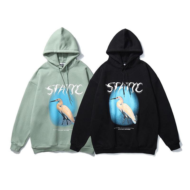 Thick hooded sweatshirt hip-hop rap sweatshirt - melvincucci