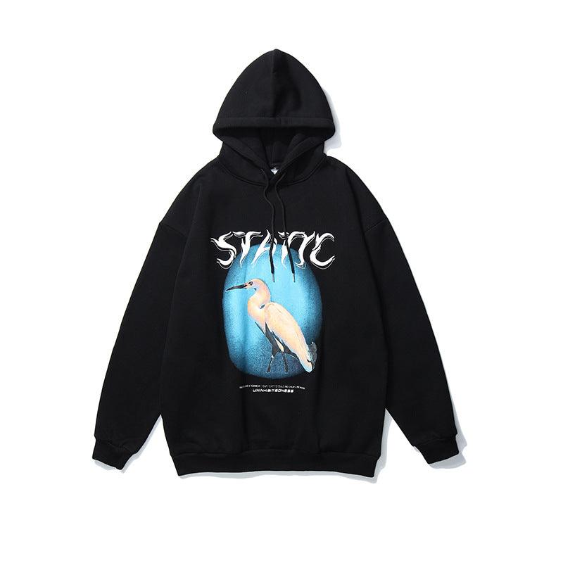 Thick hooded sweatshirt hip-hop rap sweatshirt - melvincucci