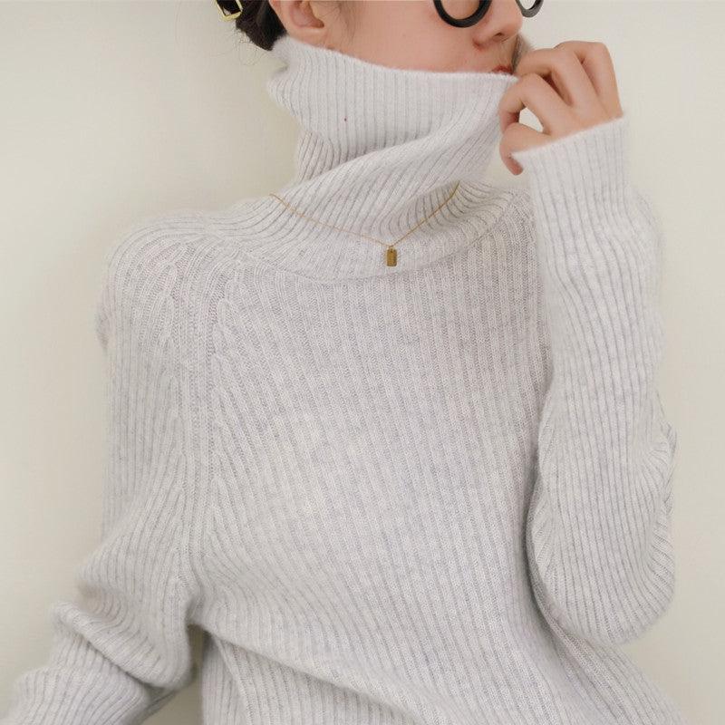 Thick Women Loose Woolen Sweater Women  Autumn - melvincucci