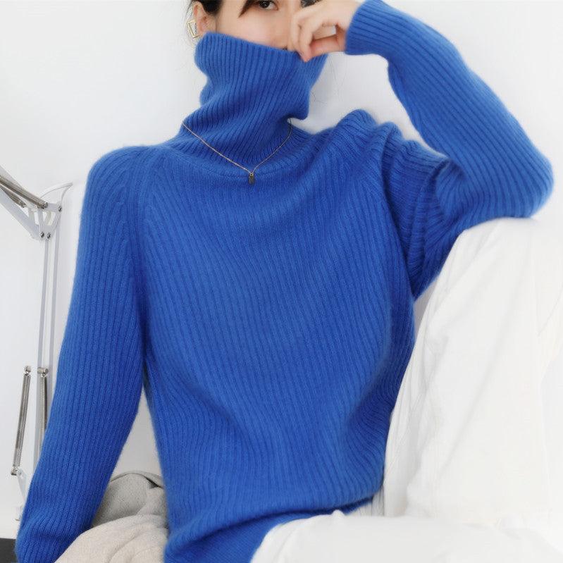 Thick Women Loose Woolen Sweater Women  Autumn - melvincucci
