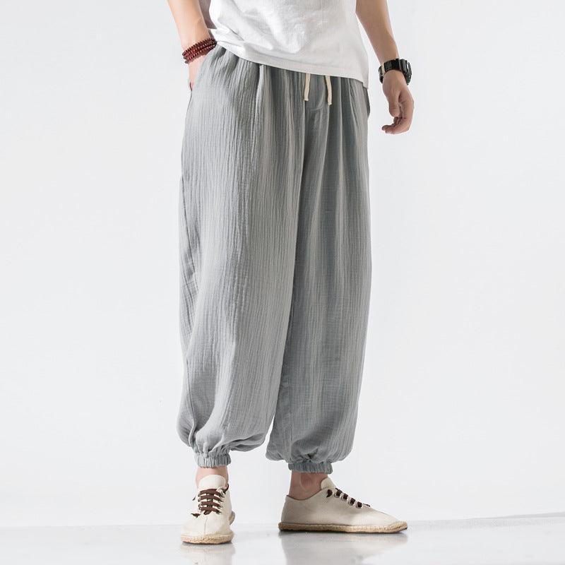 Thin Pants Plus Size Casual Pants Harem Pants Wide Leg Pants Men - melvincucci