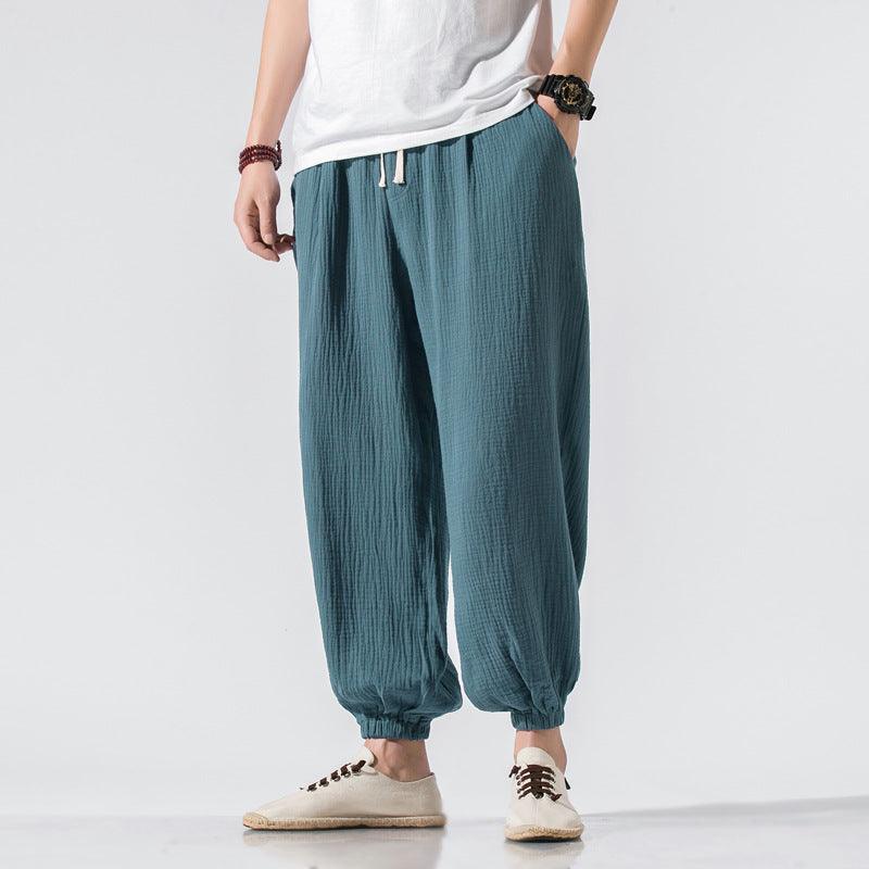 Thin Pants Plus Size Casual Pants Harem Pants Wide Leg Pants Men - melvincucci