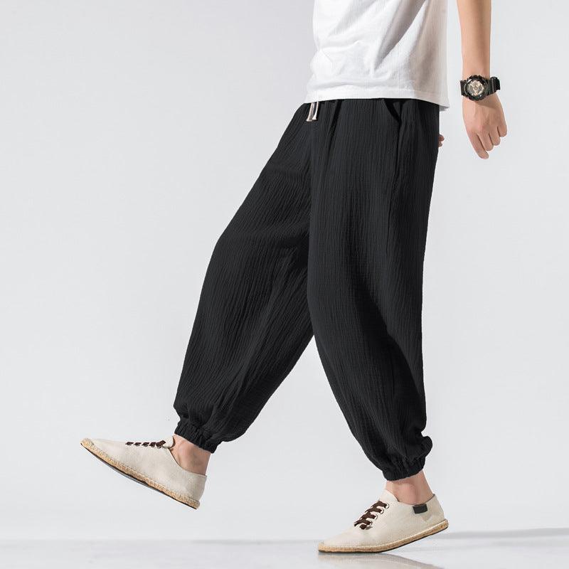 Thin Pants Plus Size Casual Pants Harem Pants Wide Leg Pants Men - melvincucci