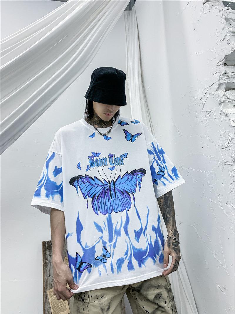 Tide short-sleeved t-shirt men and men - melvincucci