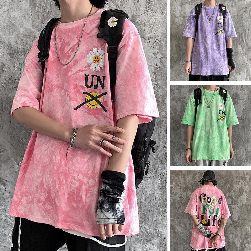 Tie-dye daisy T-shirt - melvincucci