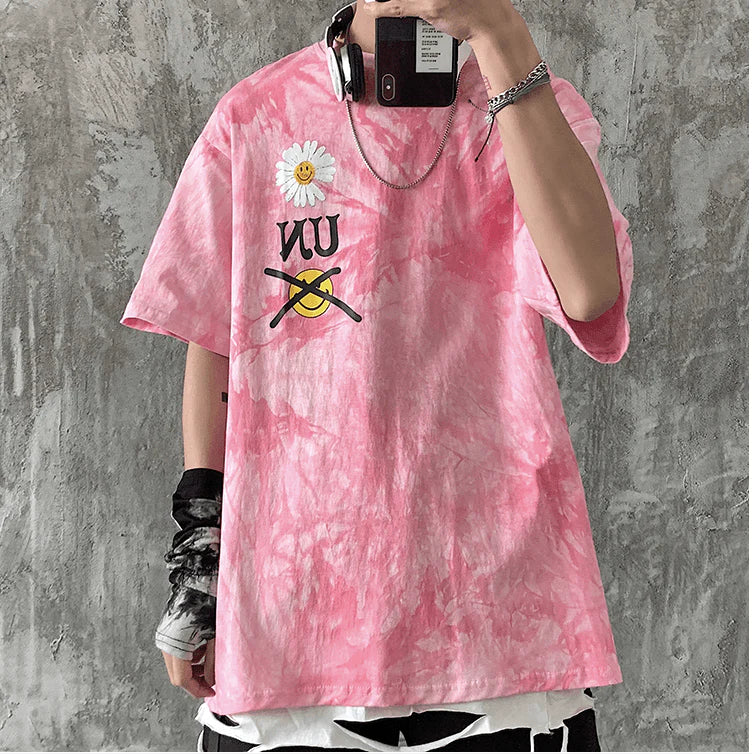 Tie-dye daisy T-shirt - melvincucci