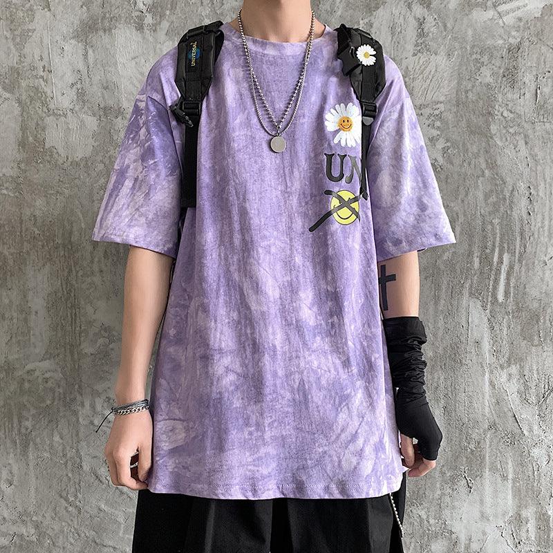 Tie-dye daisy T-shirt - melvincucci