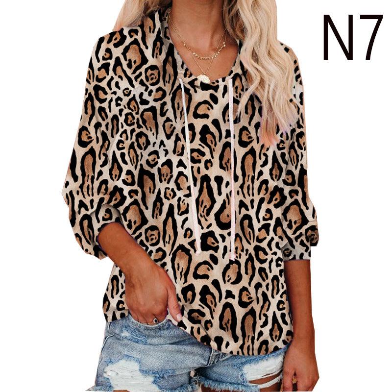 Tie-dye printed color hooded long-sleeved sweatshirt - melvincucci