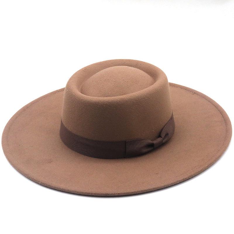 Top Hat Men And Women Concave Black Top Hat Felt Hat - melvincucci