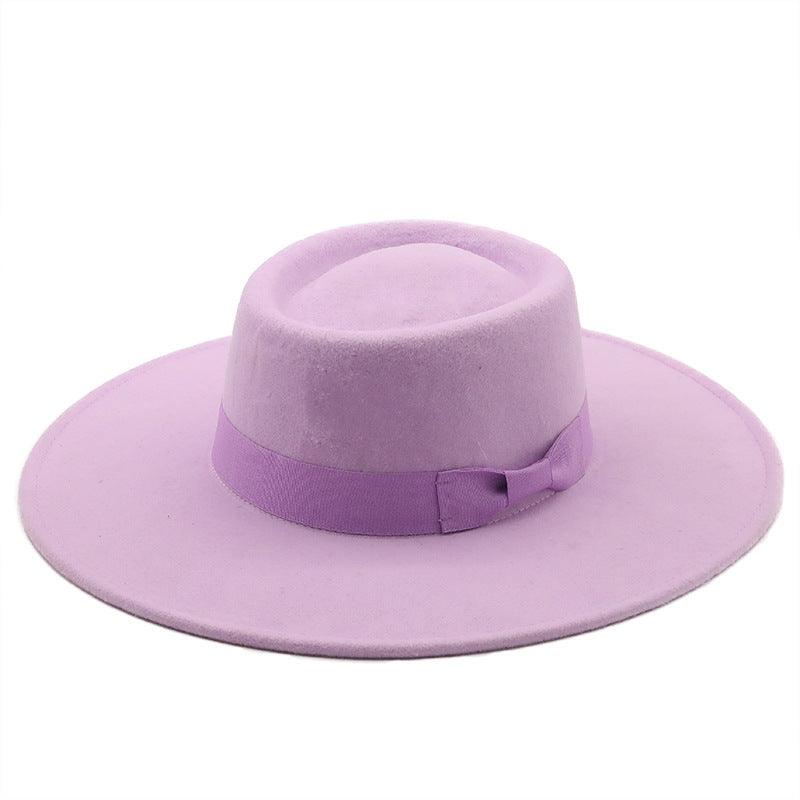Top Hat Men And Women Concave Black Top Hat Felt Hat - melvincucci