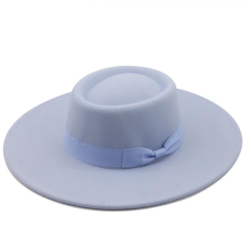 Top Hat Men And Women Concave Black Top Hat Felt Hat - melvincucci