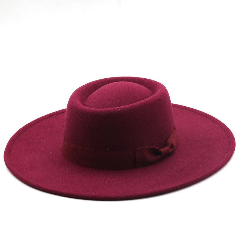 Top Hat Men And Women Concave Black Top Hat Felt Hat - melvincucci