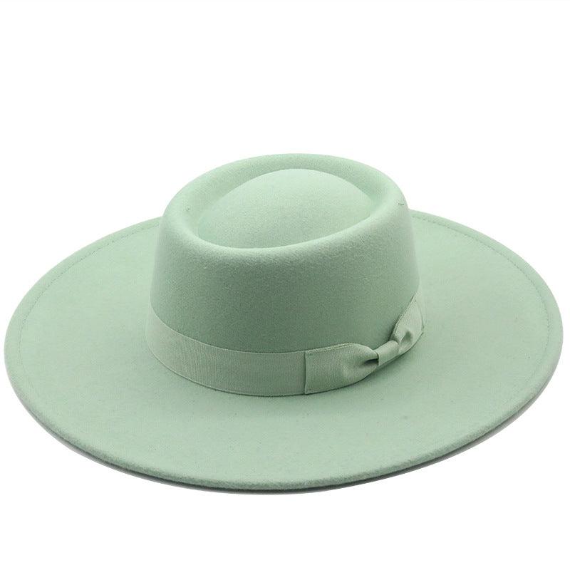 Top Hat Men And Women Concave Black Top Hat Felt Hat - melvincucci
