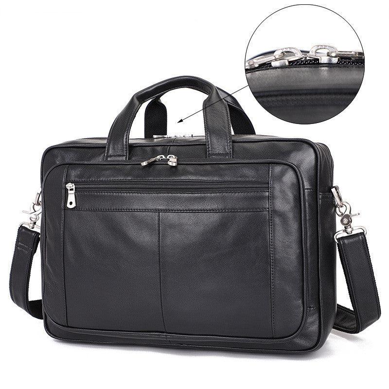 Top Qaulity Brand Briefcase Bag For Men Male Business Bag Vintage Designer - melvincucci