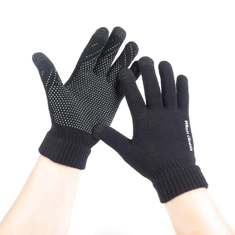 Touch Screen Gloves For Men Fall And Winter Fleece - melvincucci