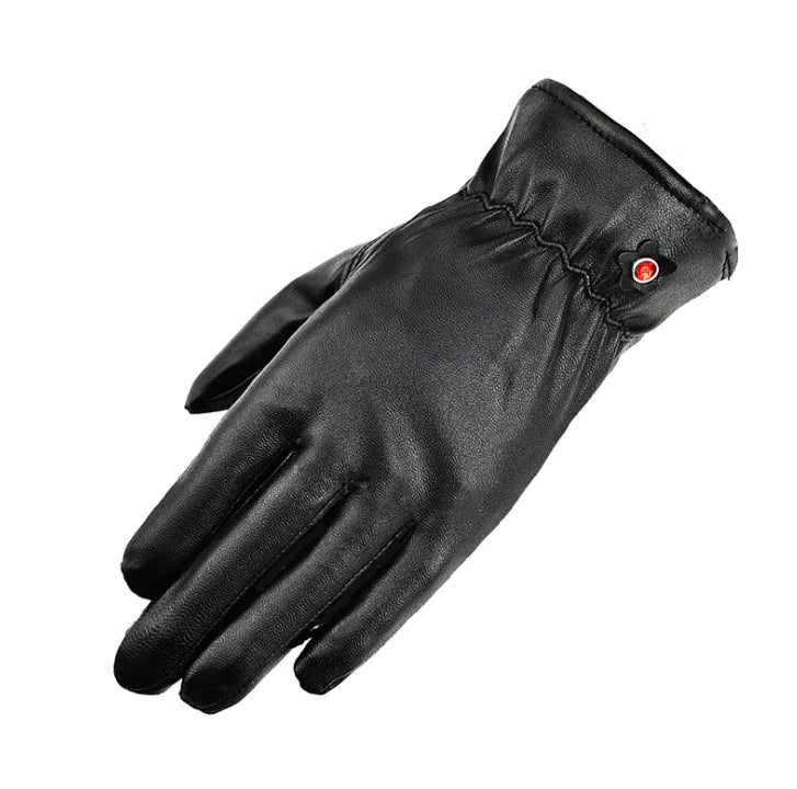 Touch screen leather gloves - melvincucci