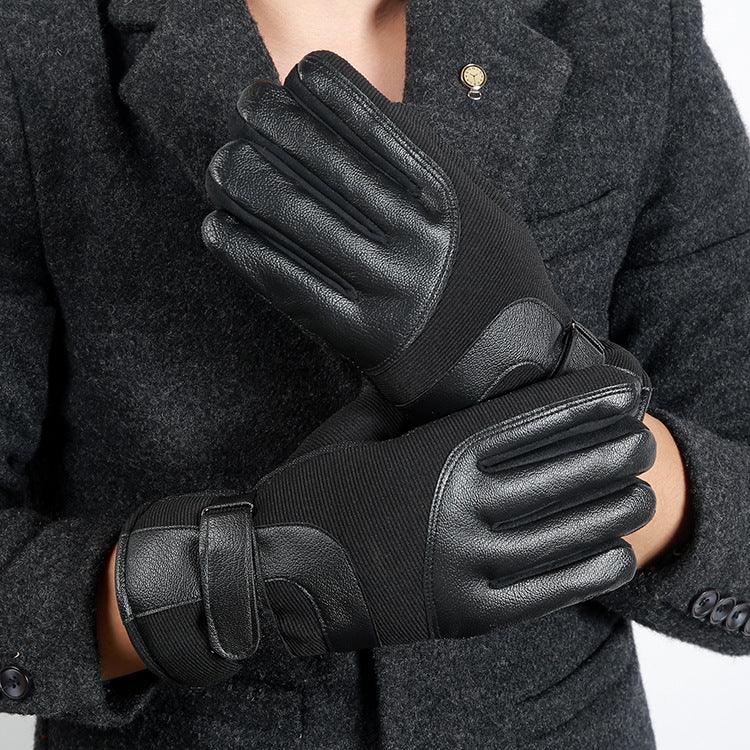 Touch screen Plush full finger gloves - melvincucci