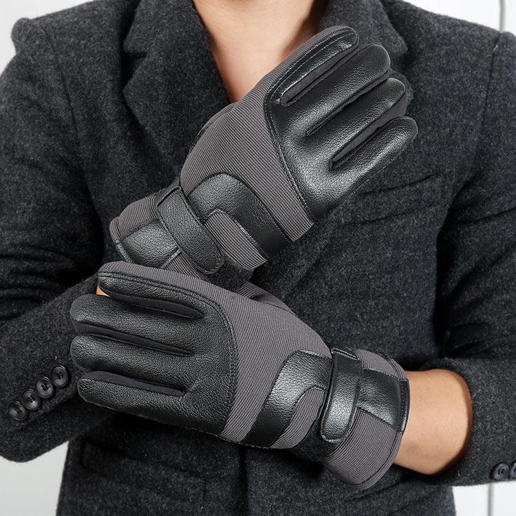 Touch screen Plush full finger gloves - melvincucci
