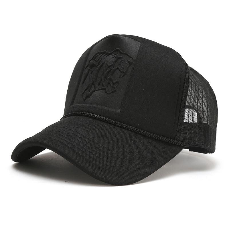Trendy Brand Solid Color Tall Truck Hat Truck Hat For Men And Women Couples Caps - melvincucci