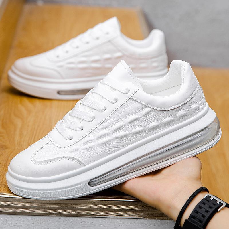 Trendy Leather Men's Shoes Fashion Casual Sneakers - melvincucci