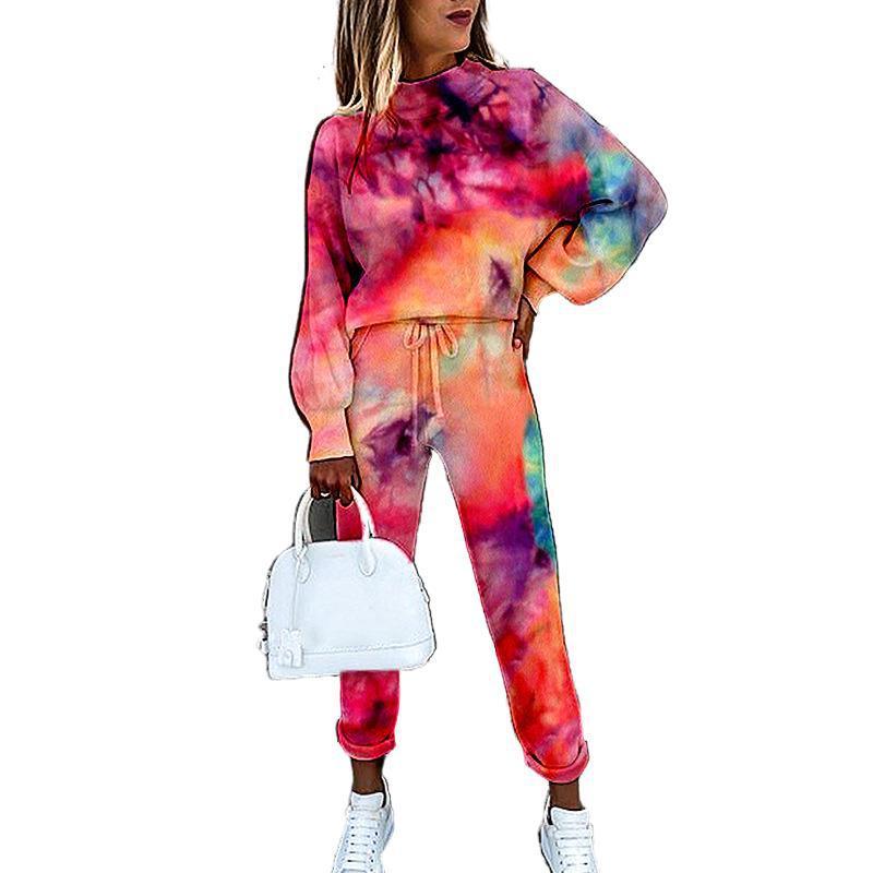 Trouser Suits Sportwear Outfit Pant  Sweatshirt Tracksuit Two Piece Set Women Female Sports Suit 2021 Hoodie Jogging - melvincucci
