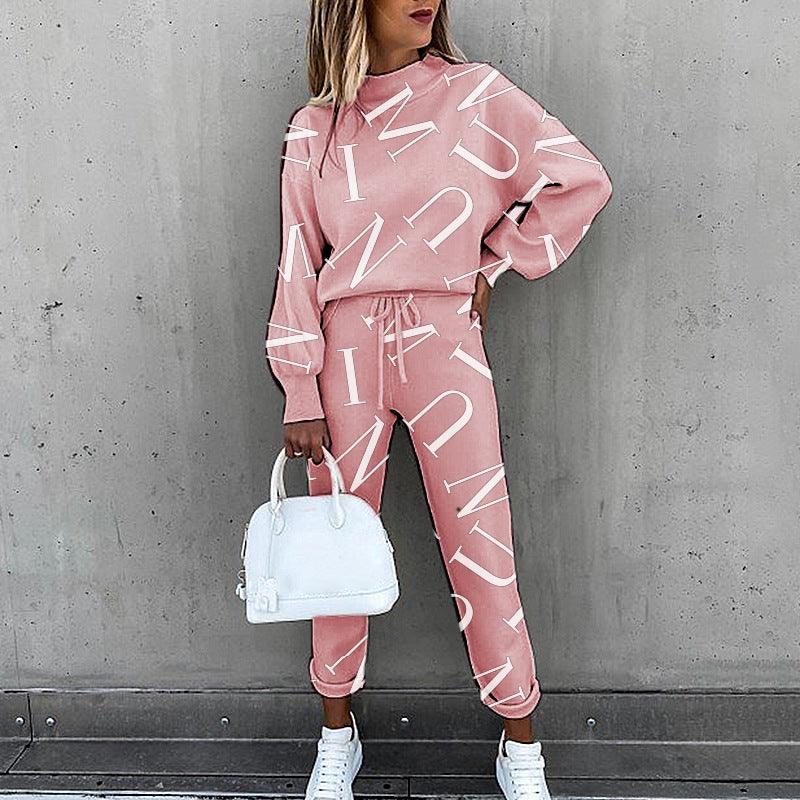 Trouser Suits Sportwear Outfit Pant  Sweatshirt Tracksuit Two Piece Set Women Female Sports Suit 2021 Hoodie Jogging - melvincucci