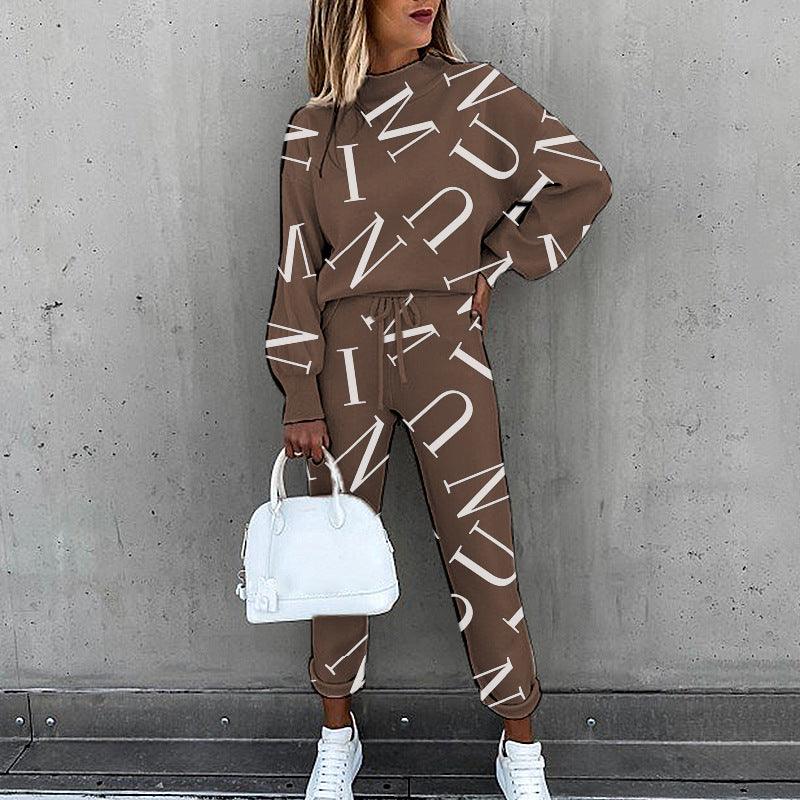 Trouser Suits Sportwear Outfit Pant  Sweatshirt Tracksuit Two Piece Set Women Female Sports Suit 2021 Hoodie Jogging - melvincucci