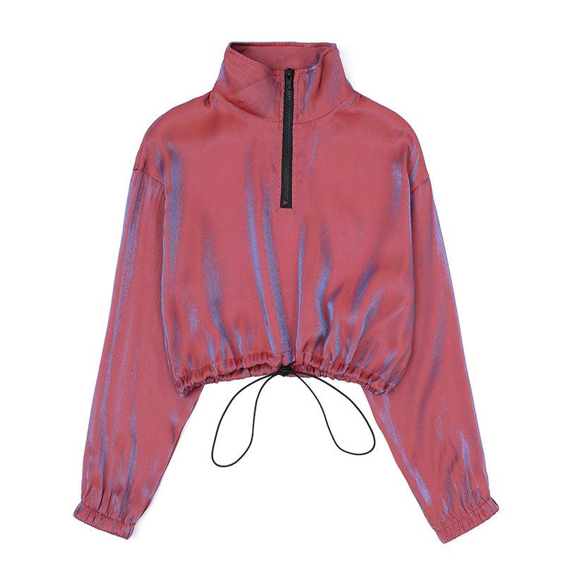 Turtleneck short sweatshirt - melvincucci
