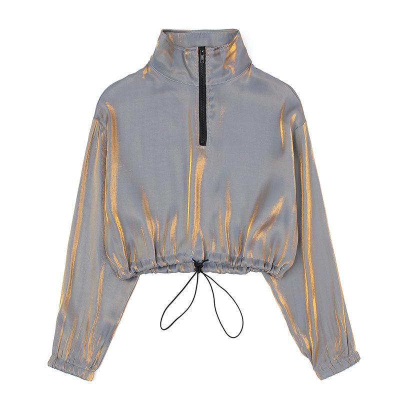 Turtleneck short sweatshirt - melvincucci