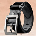 Two Layers Of Cowhide Belt For Men With Needle Buckle Belt - melvincucci