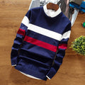 Urban Horizontal-Striped Casual Sweater - melvincucci