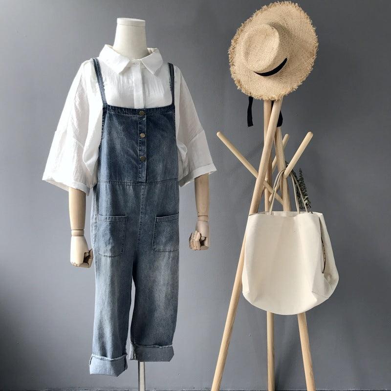Vintage Denim Overalls - melvincucci