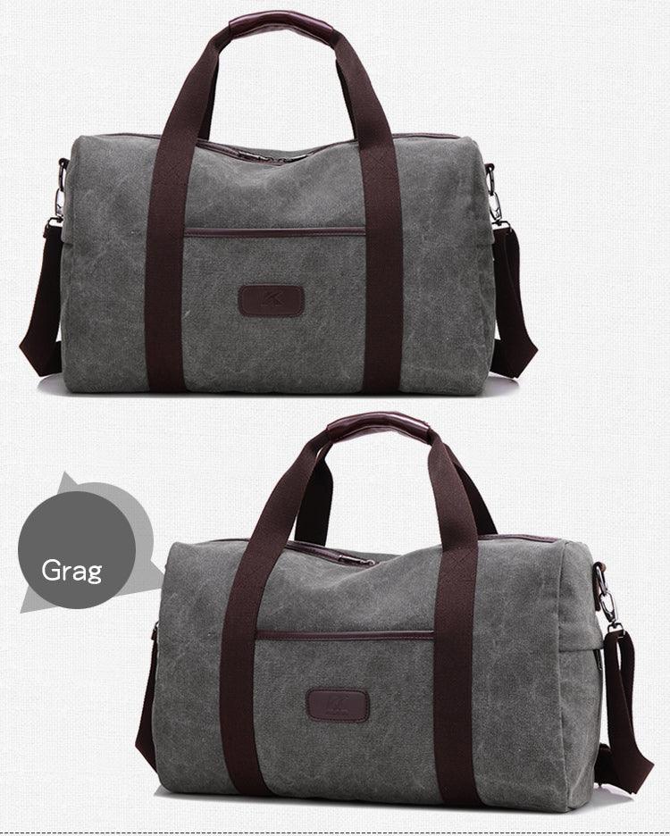 Vintage Men Canvas handbag High Quality Travel Bags Large Capacity Women Luggage Travel Duffle Bags - melvincucci