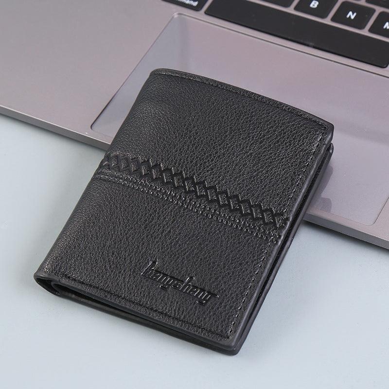 Wallet Men Short Leather Wallet Wallet Men - melvincucci