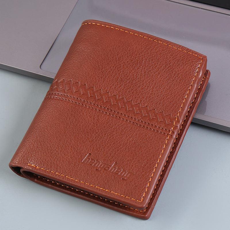 Wallet Men Short Leather Wallet Wallet Men - melvincucci