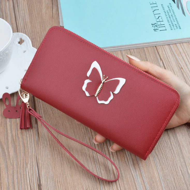Wallet Women's Long Zip Wallet Coin Purse - melvincucci