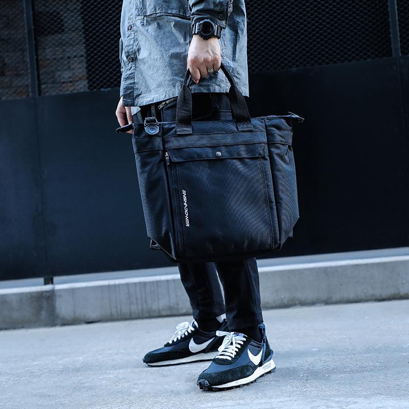 Waterproof Commuter Tote Bag Shoulder Handbag Men - melvincucci