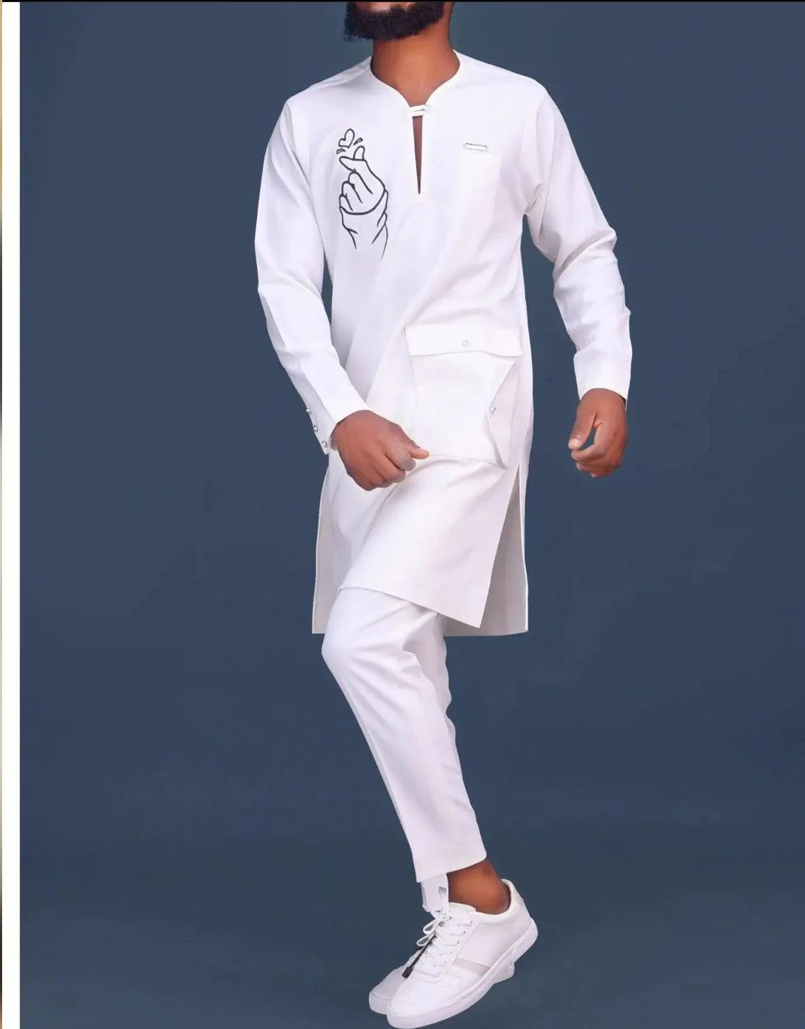 White Long sleeve senator la melvincucci - melvincucci