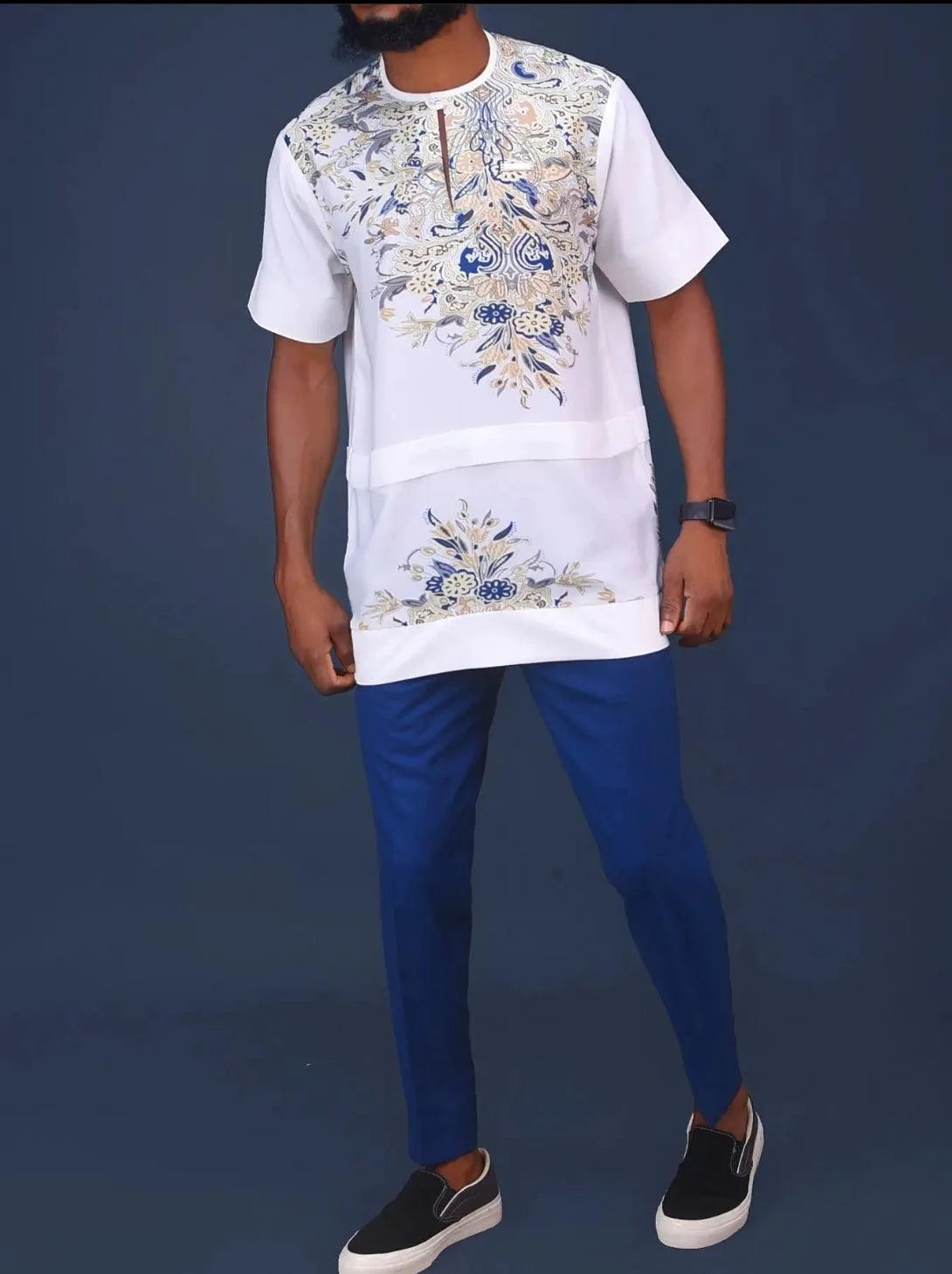 White short sleeve senator la melvincucci - melvincucci