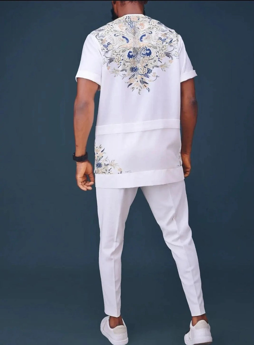 White short sleeve senator la melvincucci - melvincucci