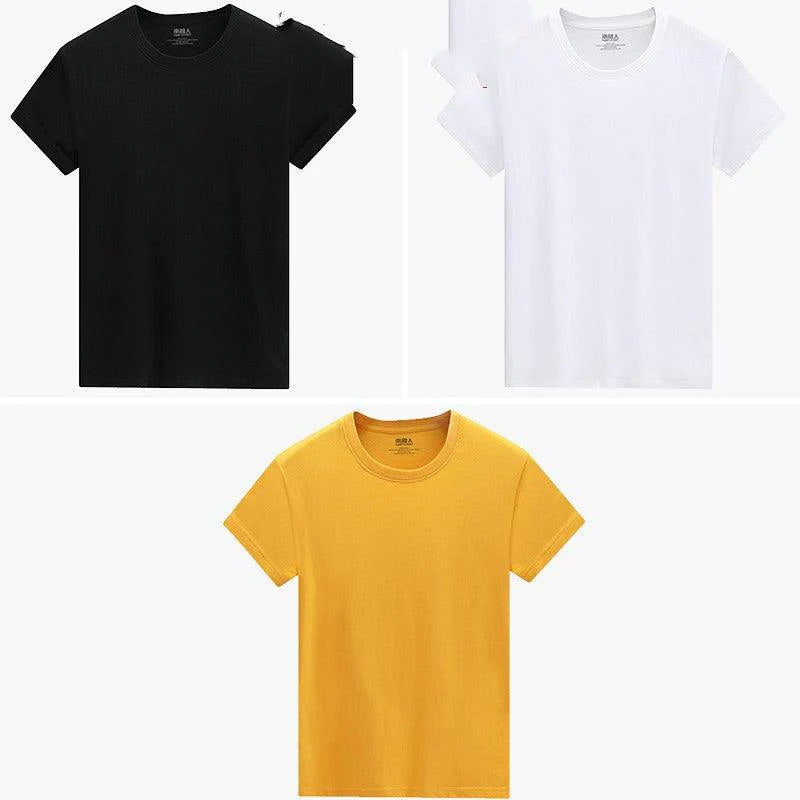 White short sleeve t-shirt men - melvincucci