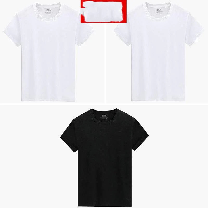 White short sleeve t-shirt men - melvincucci