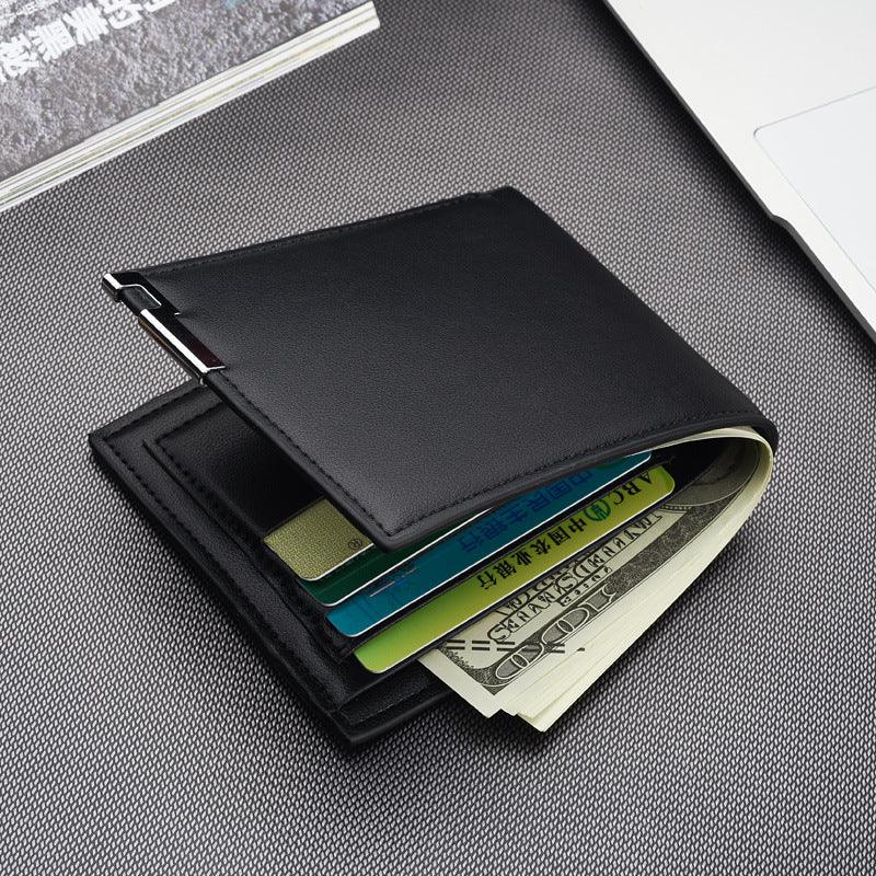 Wholesale men's wallets men's business Money Wallet Business Card Case - melvincucci