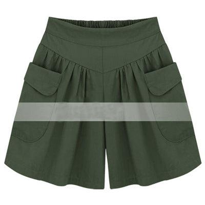 Wide Thigh Women Shorts With Two Pockets - melvincucci